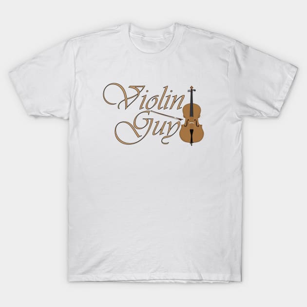 Violin Guy T-Shirt by DiegoCarvalho